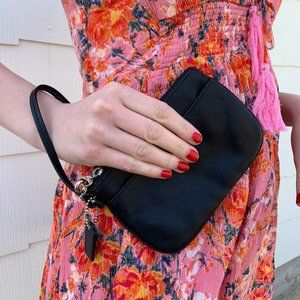 Coach Black Wristlet